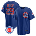 Ldoa C.Cubs #29 Michael Busch Player Royal 150th Anniversary Home Game Stitched Jerseys