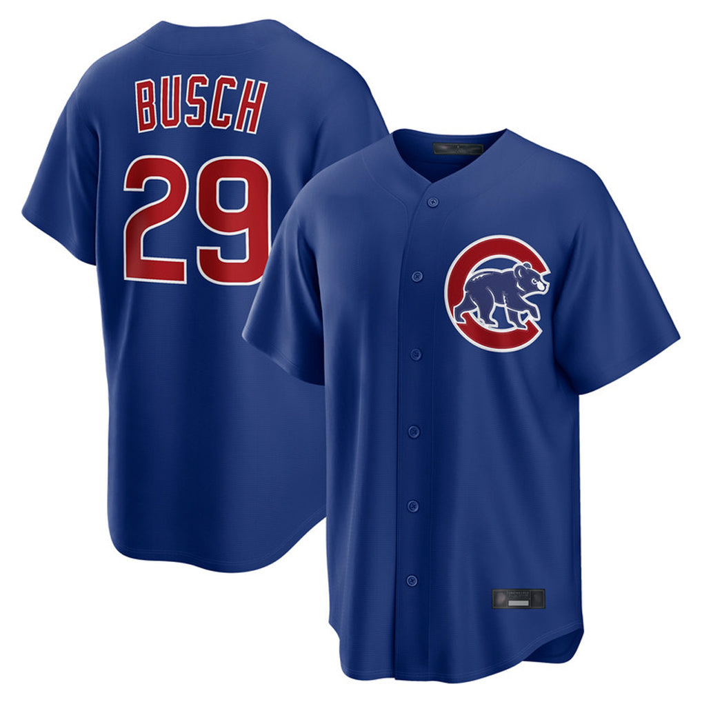Ldoa C.Cubs #29 Michael Busch Player Royal Home Game Stitched Jerseys