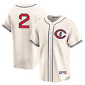 Ldoa C.Cubs #2 Nico Hoerner Player Cream Field of Dreams Limited Home Game Stitched Jerseys