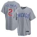 Ldoa C.Cubs #2 Nico Hoerner Player Gray Home Game Stitched Jerseys