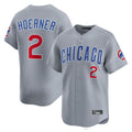 Ldoa C.Cubs #2 Nico Hoerner Player Gray Road Limited Home Stitched Jerseys