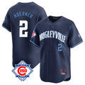Ldoa C.Cubs #2 Nico Hoerner Player Navy City Connect 150th Anniversary Limited Home Stitched Jerseys