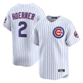 Ldoa C.Cubs #2 Nico Hoerner Player White Limited Home Game Stitched Jerseys