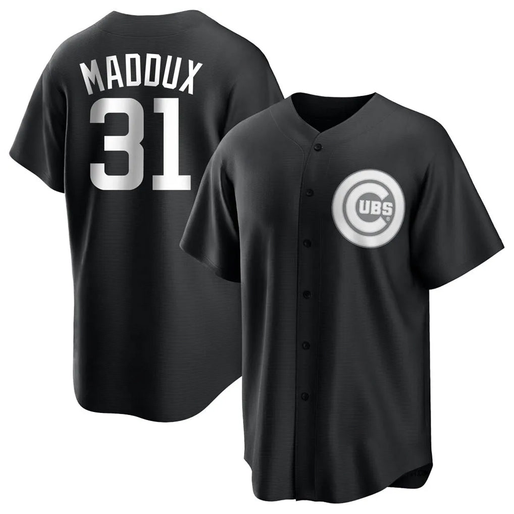 Ldoa C.Cubs #31 Greg Maddux Player Black Game Stitched Jerseys