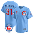 Ldoa C.Cubs #31 Greg Maddux Player Light Blue 150th Anniversary Limited Home Stitched Jerseys