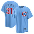 Ldoa C.Cubs #31 Greg Maddux Player Light Blue Home Game Stitched Jerseys