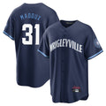 Ldoa C.Cubs #31 Greg Maddux Player Navy City Connect Home Game Stitched Jerseys