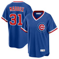 Ldoa C.Cubs #31 Greg Maddux Player Royal T-shirt Cooperstown Collection Limited Stitched Jerseys