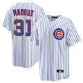 Ldoa C.Cubs #31 Greg Maddux Player White Game Home Stitched Jerseys