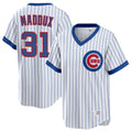 Ldoa C.Cubs #31 Greg Maddux Player White T-shirt Cooperstown Collection Limited Stitched Jerseys