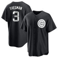Ldoa C.Cubs #3 Alex Bregman Black Game Stitched Jerseys