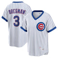 Ldoa C.Cubs #3 Alex Bregman White T-shirt Cooperstown Collection Limited Stitched Jerseys