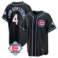 Ldoa C.Cubs #4 Pete Crow-Armstrong Player Black Fashion Out 150th Anniversary Game Stitched Jerseys