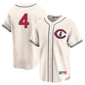 Ldoa C.Cubs #4 Pete Crow-Armstrong Player Cream Field of Dreams Limited Home Game Stitched Jerseys