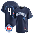 Ldoa C.Cubs #4 Pete Crow-Armstrong Player Navy City Connect 150th Anniversary Limited Home Stitched Jerseys