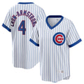 Ldoa C.Cubs #4 Pete Crow-Armstrong Player White T-shirt Cooperstown Collection Limited Stitched Jerseys