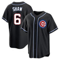 Ldoa C.Cubs #6 Matt Shaw Player Black Fashion Out Game Stitched Jerseys