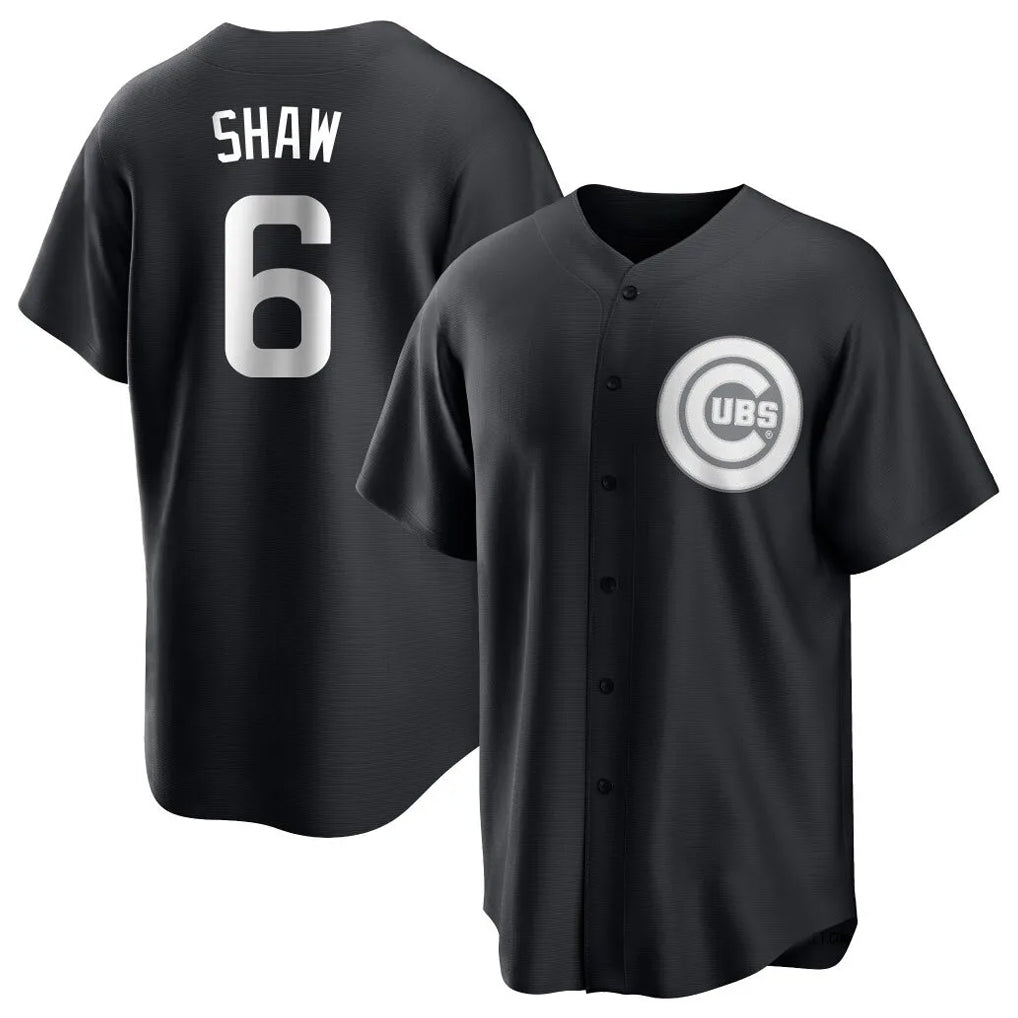 Ldoa C.Cubs #6 Matt Shaw Player Black Game Stitched Jerseys