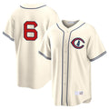 Ldoa C.Cubs #6 Matt Shaw Player Cream Field of Dreams Home Game Stitched Jerseys