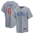 Ldoa C.Cubs #6 Matt Shaw Player Gray Home Game Stitched Jerseys