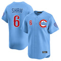 Ldoa C.Cubs #6 Matt Shaw Player Light Blue Limited Home Stitched Jerseys