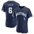 Ldoa C.Cubs #6 Matt Shaw Player Navy City Connect Limited Elite Home Stitched Jerseys