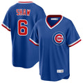 Ldoa C.Cubs #6 Matt Shaw Player Royal T-shirt Cooperstown Collection Limited Stitched Jerseys
