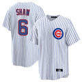 Ldoa C.Cubs #6 Matt Shaw Player White Game Home Stitched Jerseys