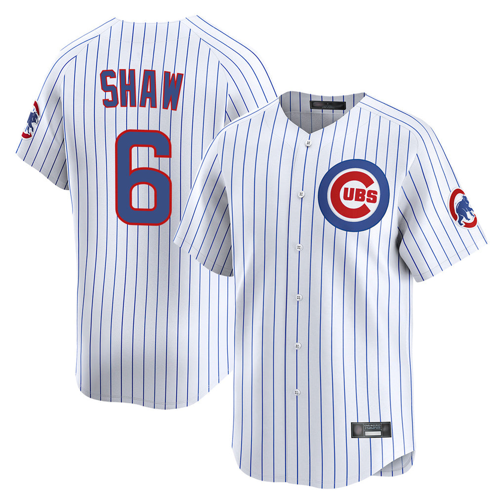 Ldoa C.Cubs #6 Matt Shaw Player White Limited Home Game Stitched Jerseys