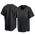 Ldoa C.Cubs #7 Dansby Swanson Player Black T-shirt Home Game Stitched Jerseys
