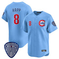 Ldoa C.Cubs #8 Ian Happ Player Blue Vapor Premier Limited Home Stitched Jerseys
