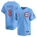 Ldoa C.Cubs #8 Ian Happ Player Light Blue Limited Home Stitched Jerseys