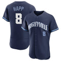 Ldoa C.Cubs #8 Ian Happ Player Navy City Connect Limited Elite Home Stitched Jerseys