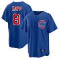 Ldoa C.Cubs #8 Ian Happ Player Royal Home Game Stitched Jerseys
