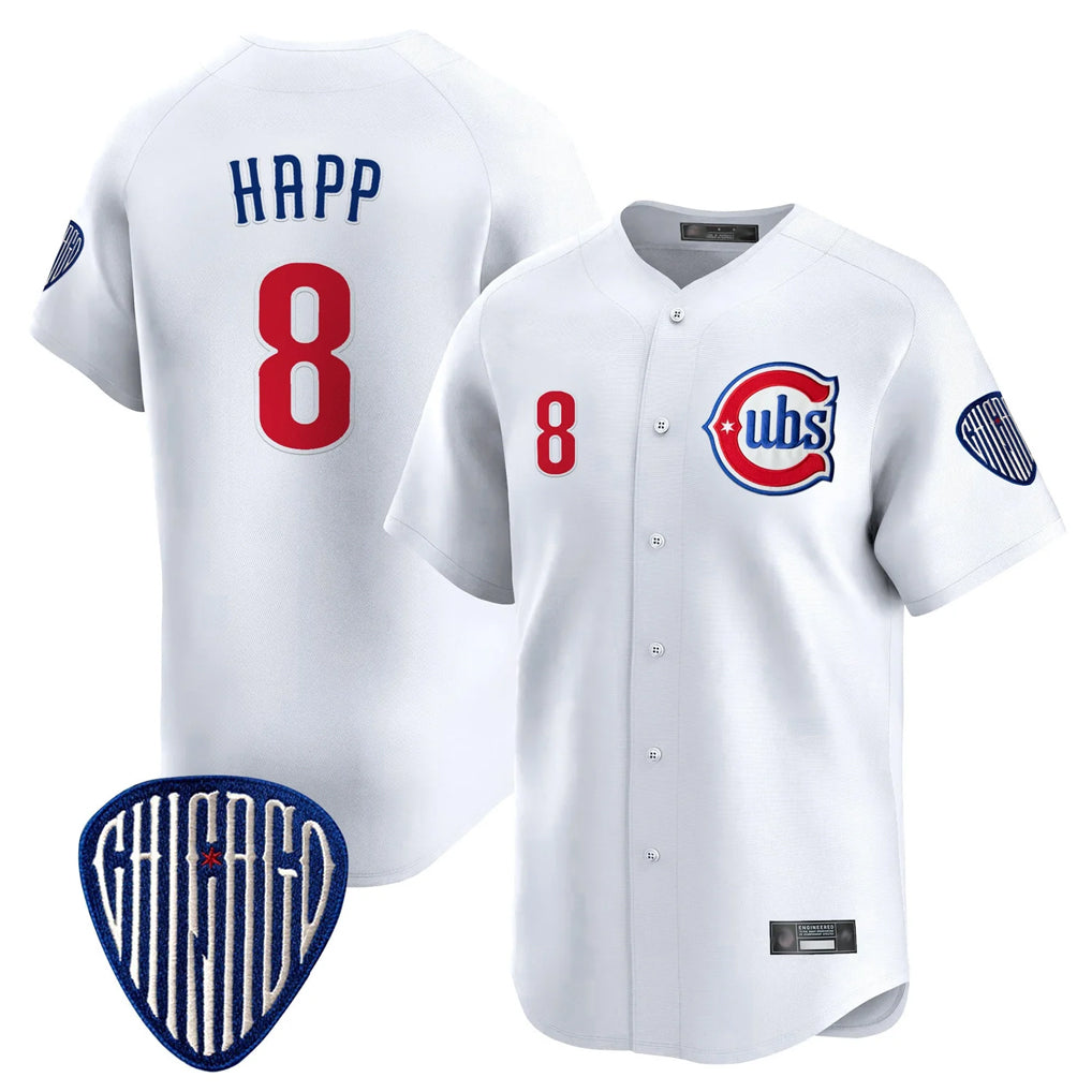Ldoa C.Cubs #8 Ian Happ Player White Vapor Premier Limited Home Stitched Jerseys