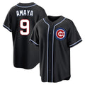 Ldoa C.Cubs #9 Miguel Amaya Player Black Fashion Out Game Stitched Jerseys