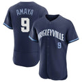 Ldoa C.Cubs #9 Miguel Amaya Player Navy City Connect Limited Elite Home Stitched Jerseys
