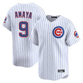 Ldoa C.Cubs #9 Miguel Amaya Player White Limited Home Game Stitched Jerseys