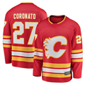 Tuec C.Flames #27 Matt Coronato Red Home Breakaway Jerseys
