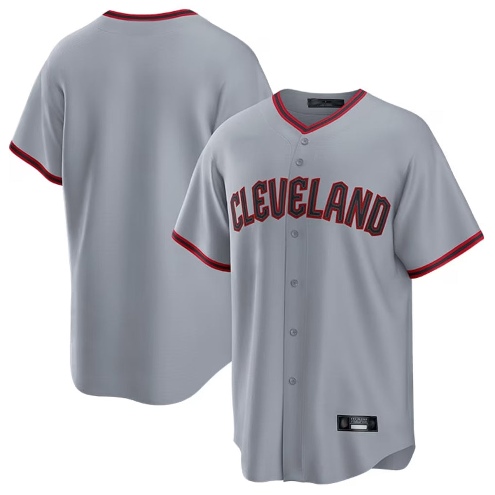 Ldoa C.Guardians Gray Home Game Blank Player Stitched Jerseys
