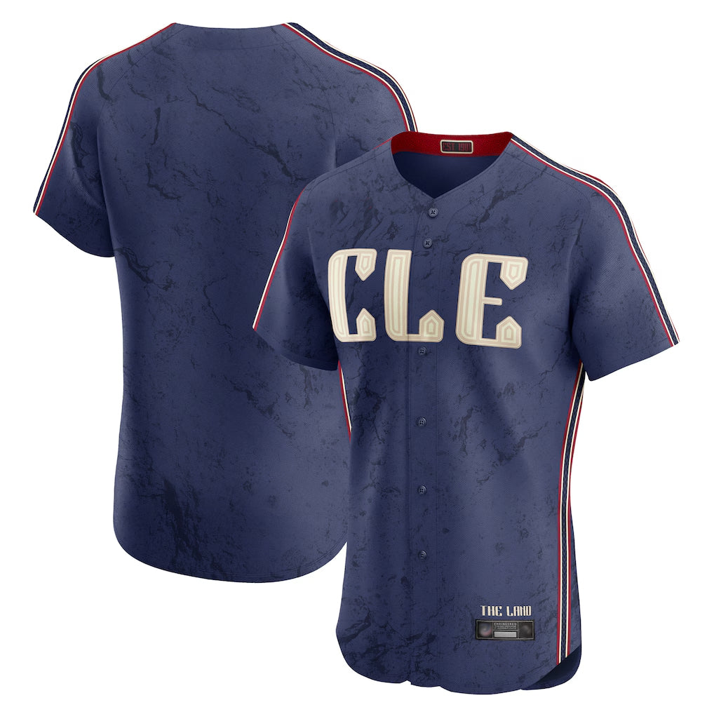Ldoa C.Guardians Navy City Connect Limited Elite Home Blank Player Stitched Jerseys