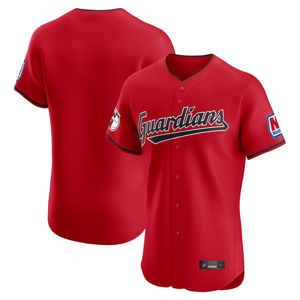 Ldoa C.Guardians Red Limited Elite Home Blank Player Stitched Jerseys