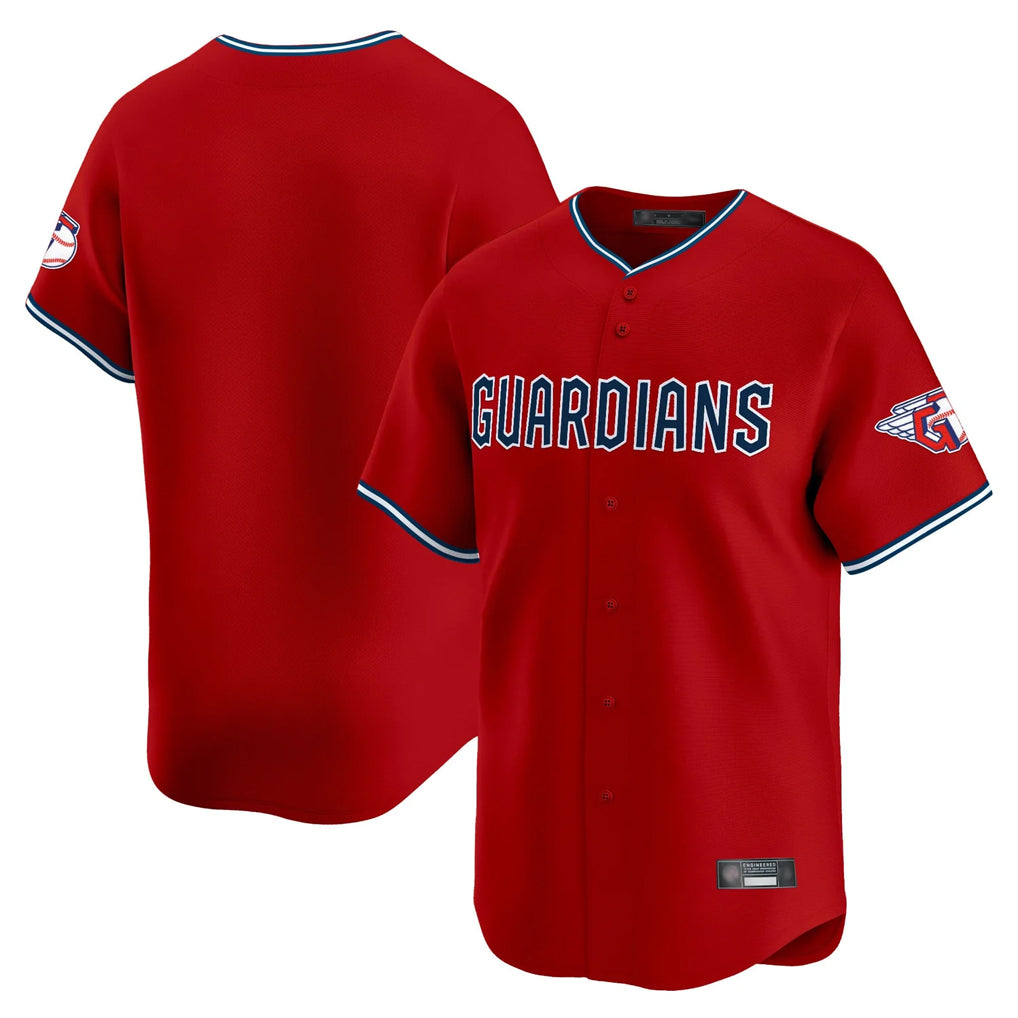 Ldoa C.Guardians Red Limited Home Blank Player Stitched Jerseys