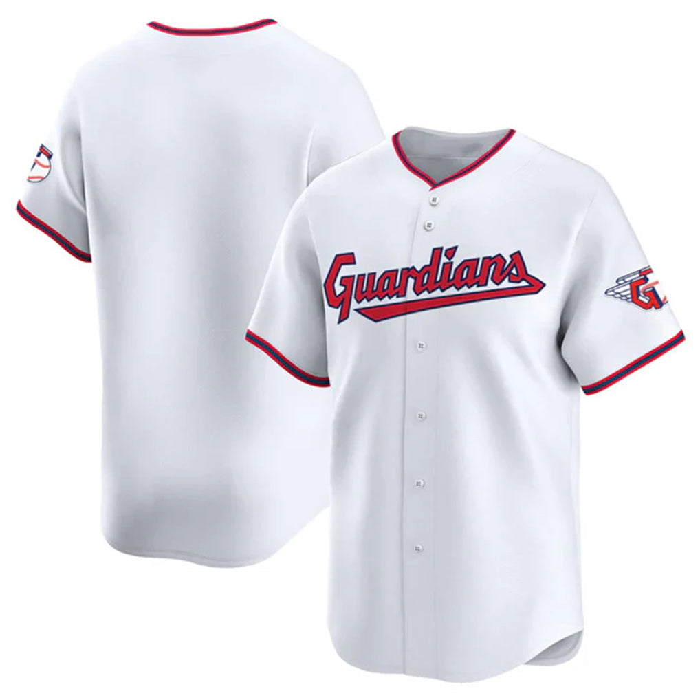 Ldoa C.Guardians White Limited Home Blank Player Stitched Jerseys