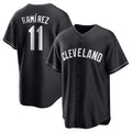 Ldoa C.Guardians #11 Jose Ramirez Player Black Home Game Stitched Jerseys