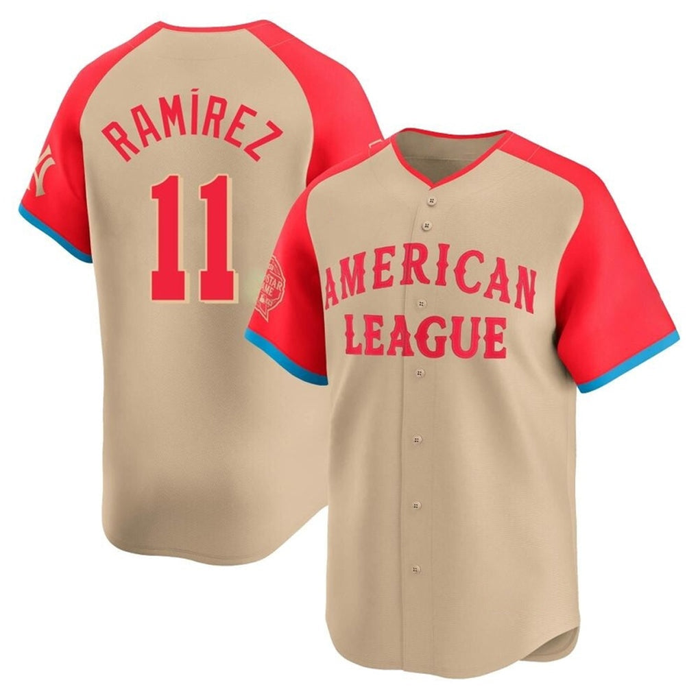 Ldoa C.Guardians #11 Jose Ramirez Player Cream American League All-Star Limited Home Stitched Jerseys