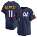 Ldoa C.Guardians #11 Jose Ramirez Player Navy American League All-Star Edition Limited Home Stitched Jerseys