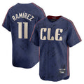 Ldoa C.Guardians #11 Jose Ramirez Player Navy City Connect Limited Home Stitched Jerseys