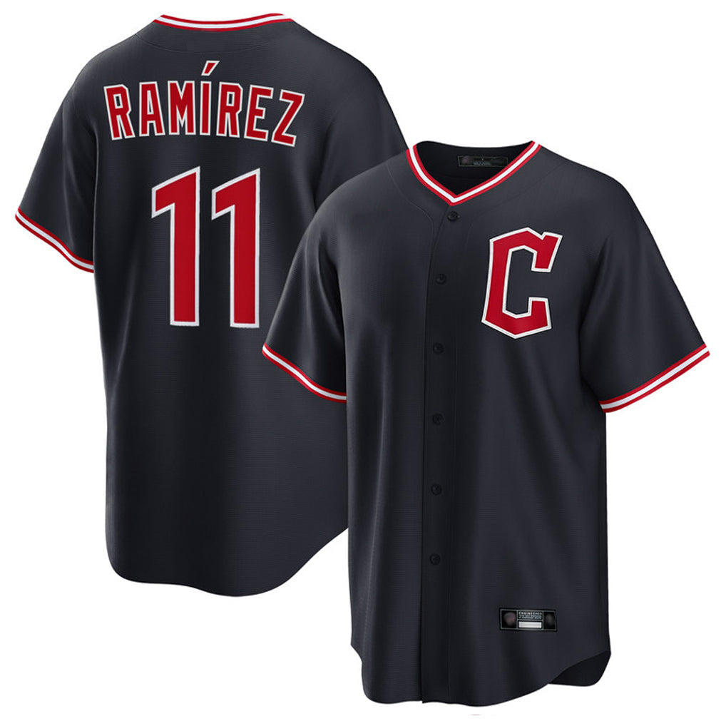 Ldoa C.Guardians #11 Jose Ramirez Player Navy Home Game Stitched Jerseys