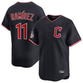 Ldoa C.Guardians #11 Jose Ramirez Player Navy Limited Home Stitched Jerseys